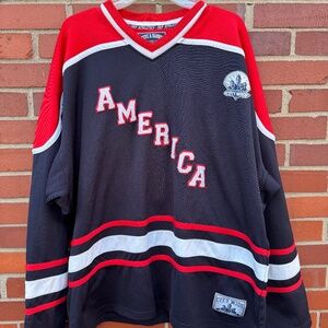 America Vintage Steve & Barry's 1776 City Wide Men's Hockey Jersey Size XL